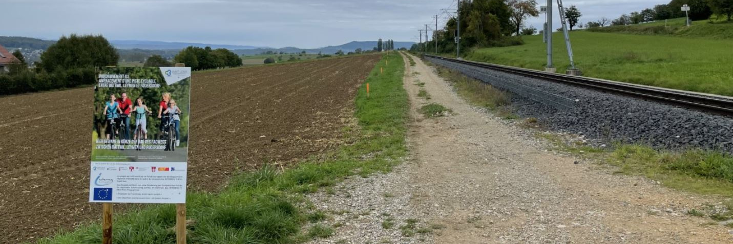 Veloweg Rodersdorf Leymen Herbst 2022