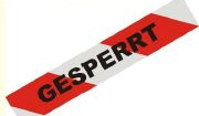 gesperrt